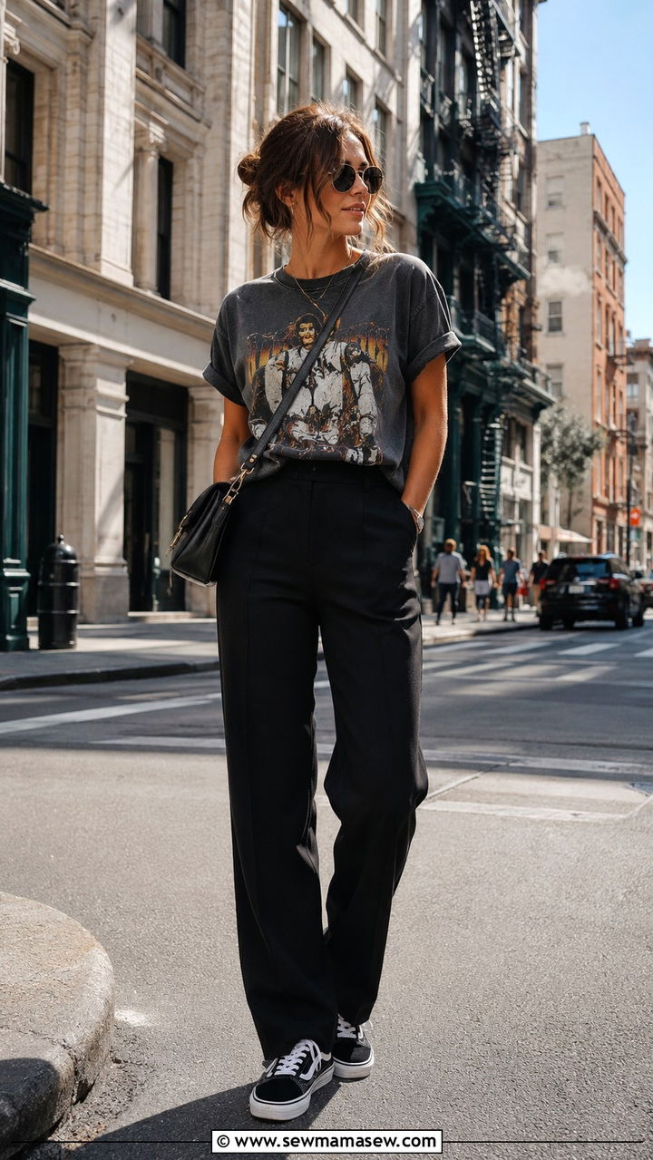 Black Trousers Outfit Casual - 30 casual trousers outfits