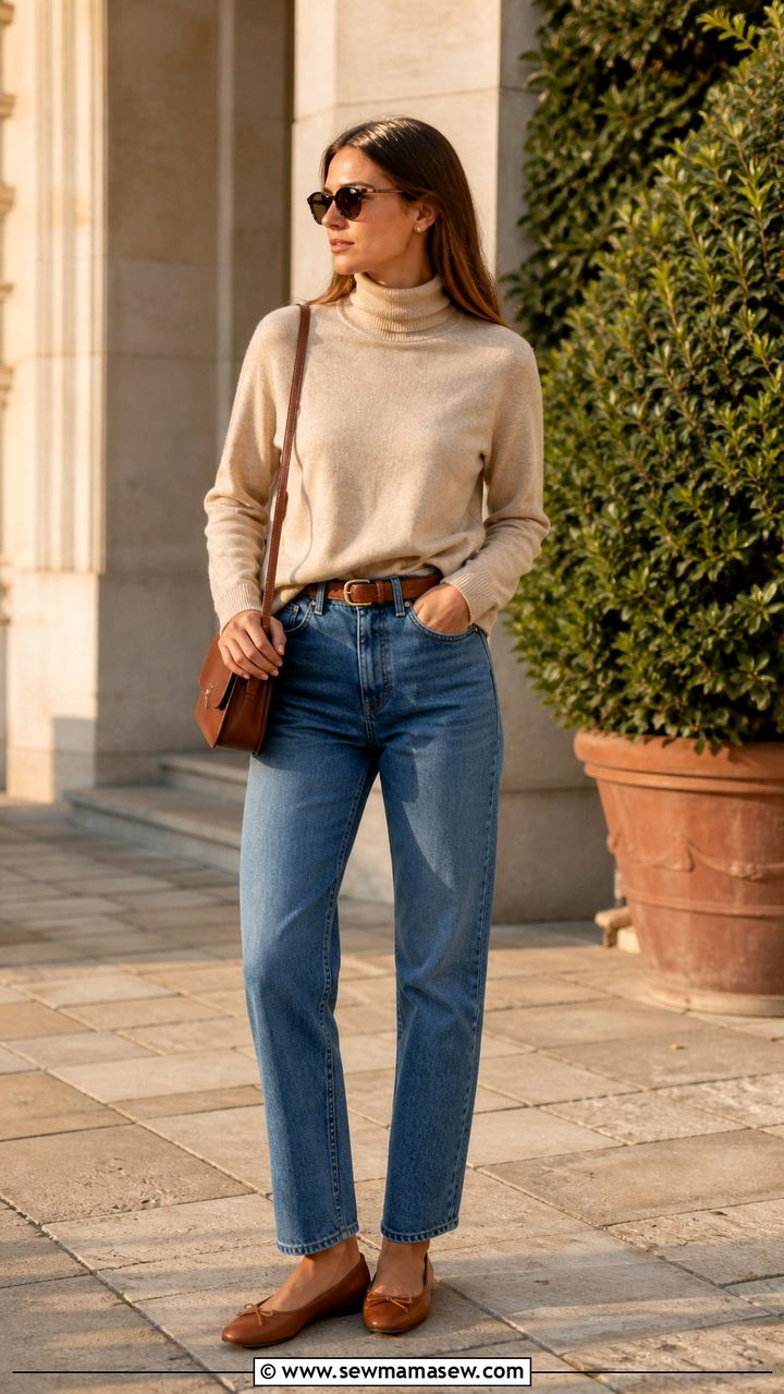 Black Trousers and Beige Oversized Blazer - 40 summer old money outfits