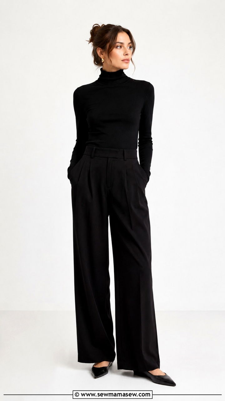 Black Turtleneck Photographer Outfit - 25 Photographer outfit ideas for work