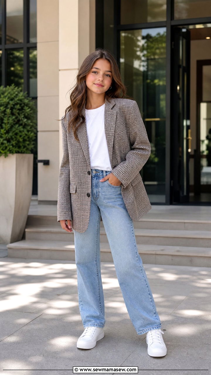 Blazer And Jeans Outfit - 25 Tween outfit ideas 2026