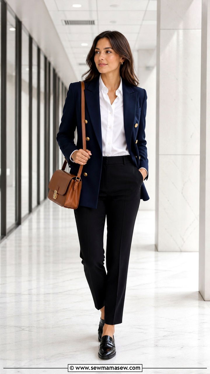 Blazer With Button Down Shirt Outfit - 40 blazer outfits ideas