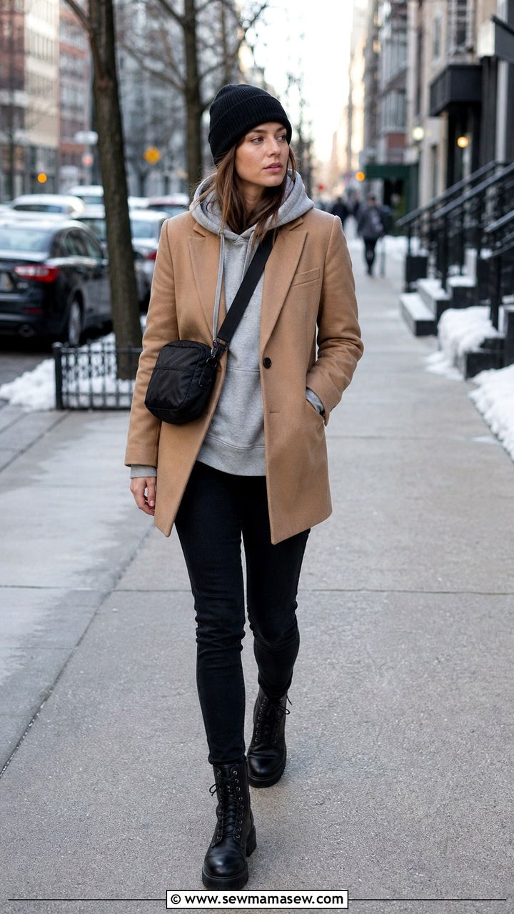 Blazer With Hoodie Outfit - 40 blazer outfits ideas