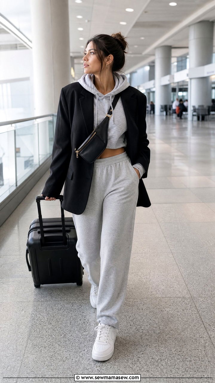Blazer With Sweatpants And Sneakers - 35 How to style a blazer