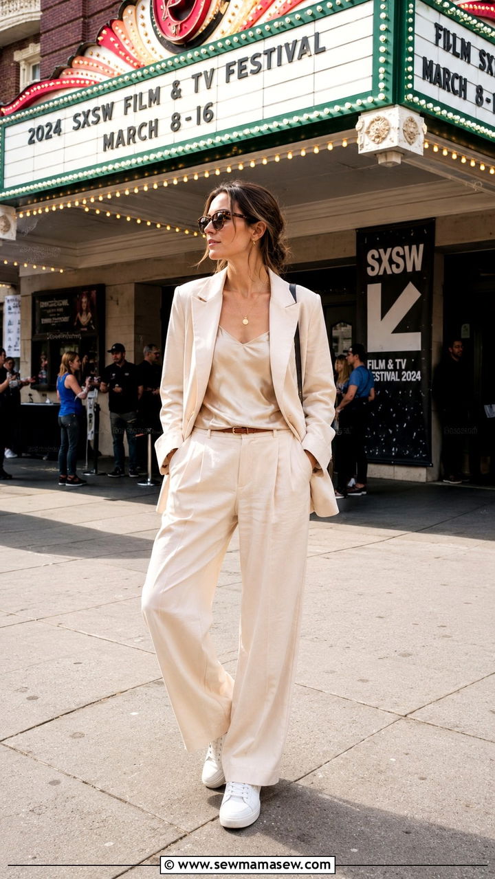 Blazer and Trousers Outfit SXSW - 20 SXSW outfit ideas 2026