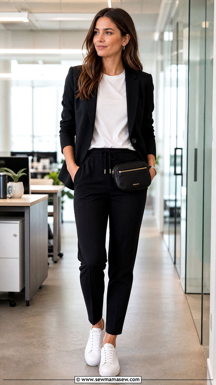 Blazer with Joggers Business Casual - 25 Business casual outfits with blazer
