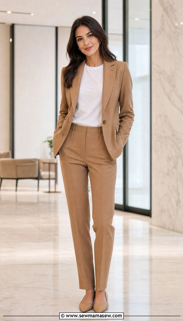 Blazer with Tailored Trousers - 25 Early March outfit ideas