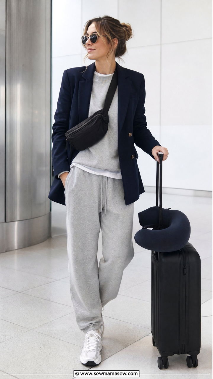 Blazer with sweatpants - 35 how to style blazer