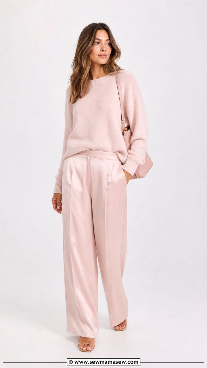 Blush Monochrome Outfit - 35 Blush outfit ideas