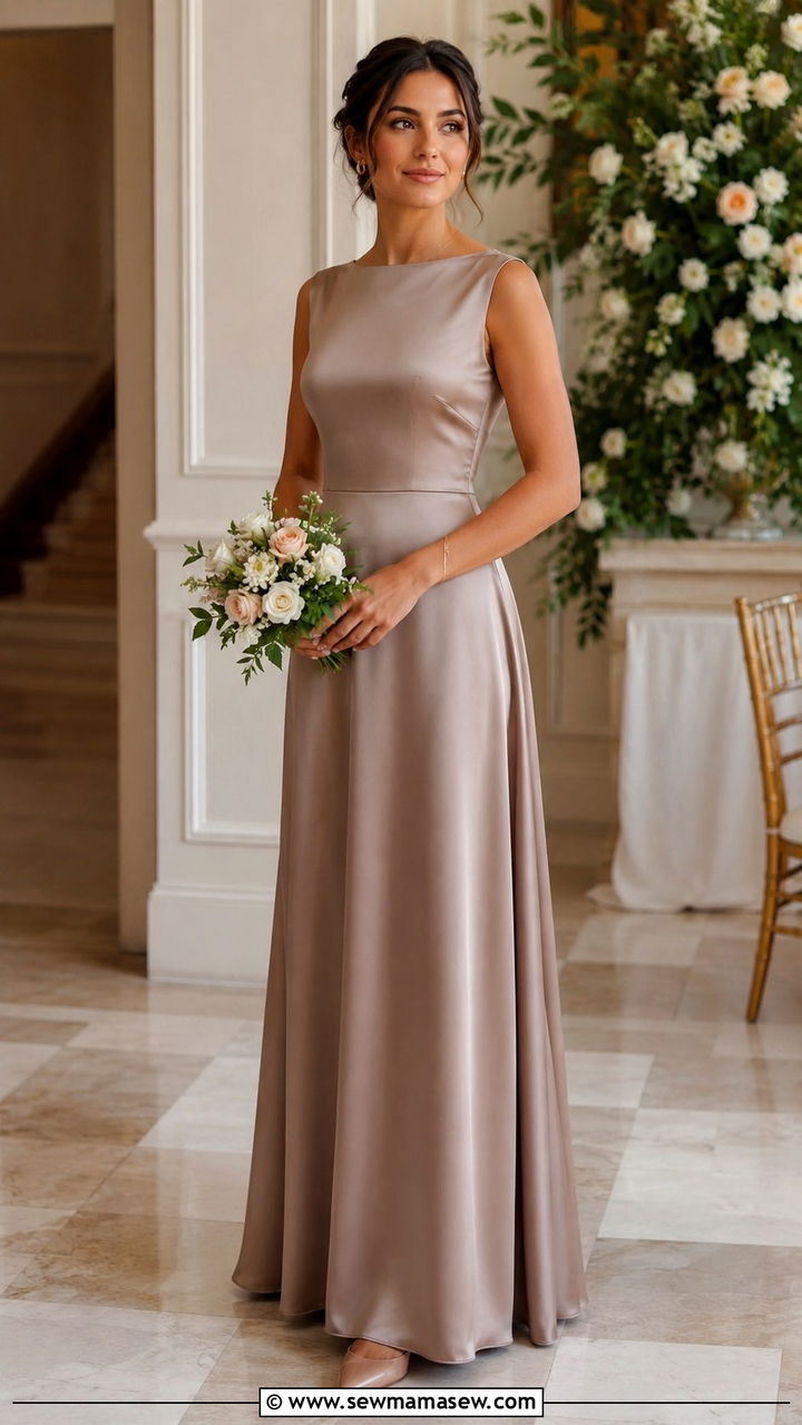Boat Neck Bridesmaid Dress Modest - 25 Modest outfit ideas for bridesmaid