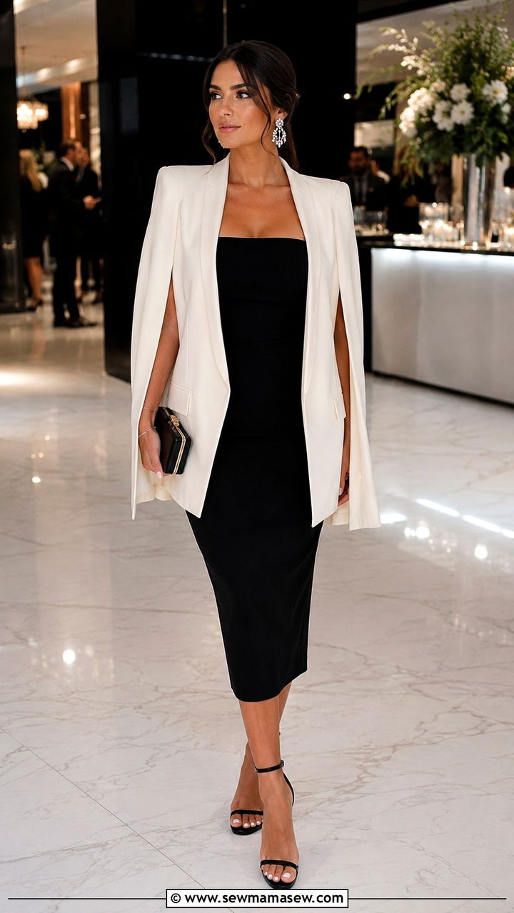 Bodycon Dress With Cape Blazer Outfit - 30 Bodycon dress outfit ideas with a jacket