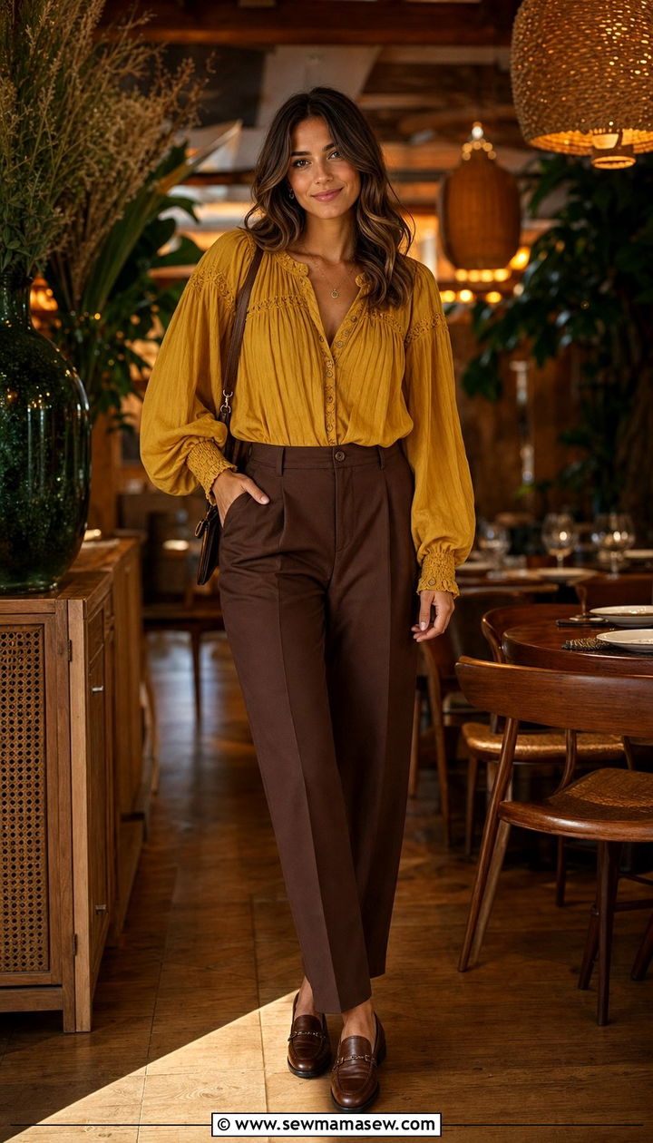 Boho Chic Poet Blouse And Trousers - 35 boho chic outfits for women
