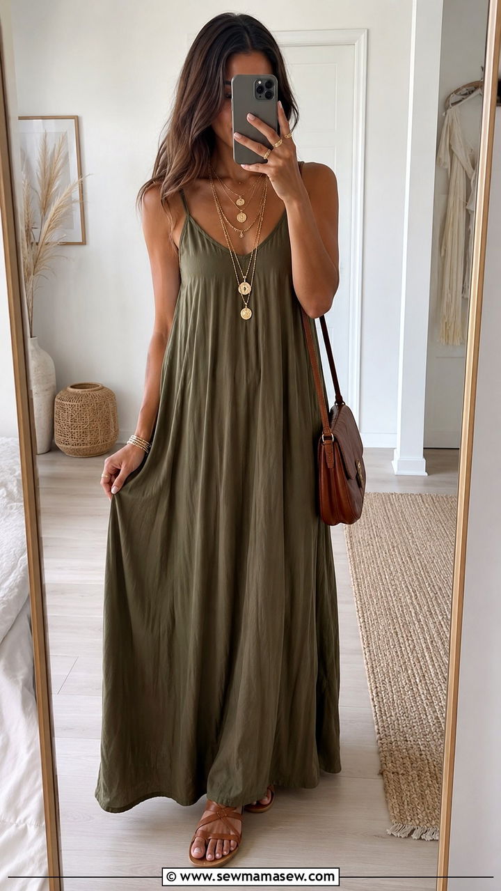 Boho Maxi Dress With Combat Boots - 25 Boho outfit ideas with maxi dress