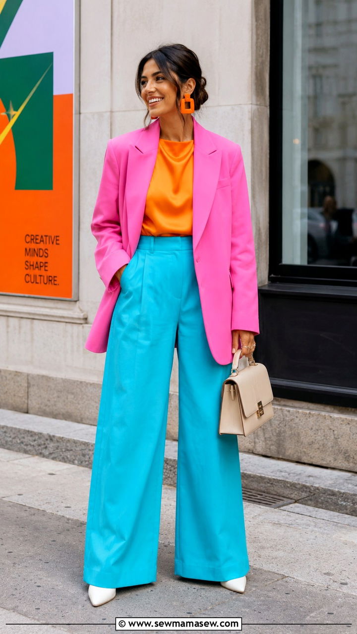 Bold Color Blocking Maximalist Outfit - 30 Maximalist outfit ideas 2026