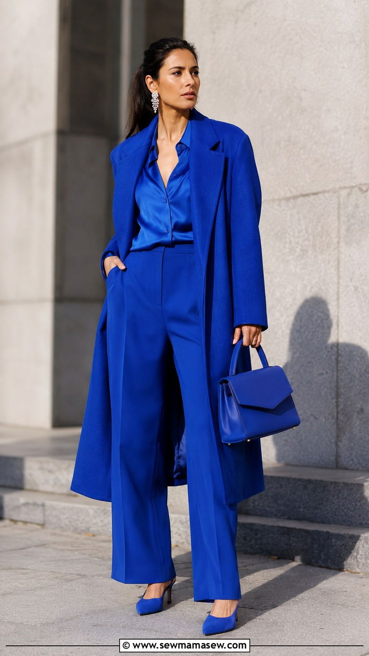 Bold Color Monochrome Outfit - 30 maximalist outfits for women