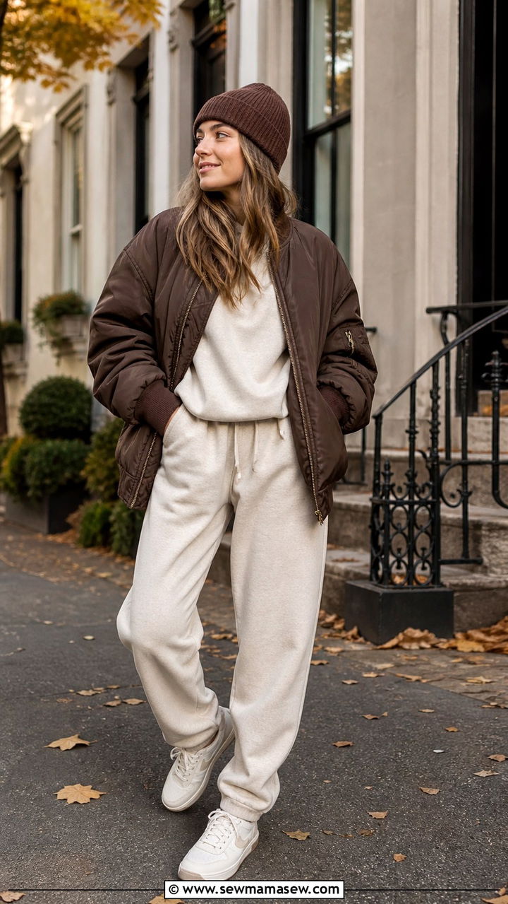 Bomber Jacket with Leather Pants - 40 casual bomber jacket outfits