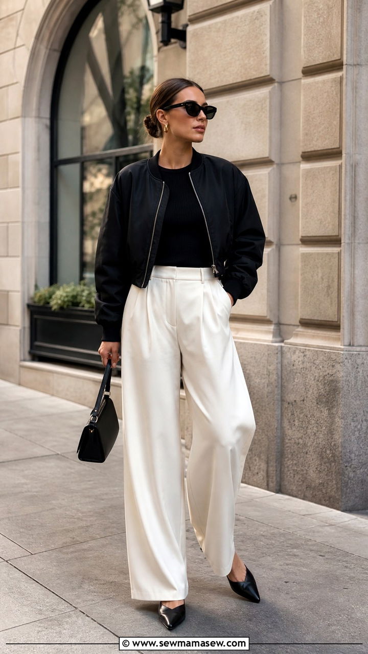 Bomber Jacket with Maxi Skirt - 40 casual bomber jacket outfits