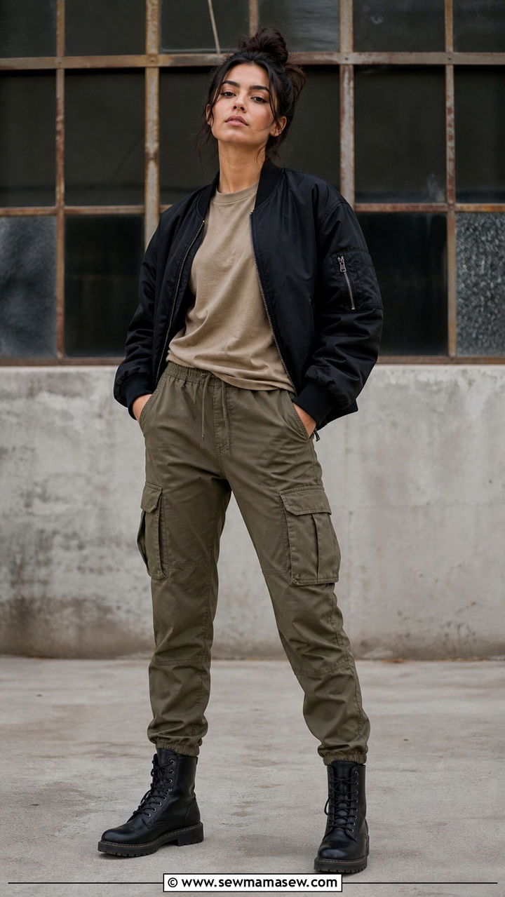 Bomber Jacket with Midi Skirt - 40 casual bomber jacket outfits