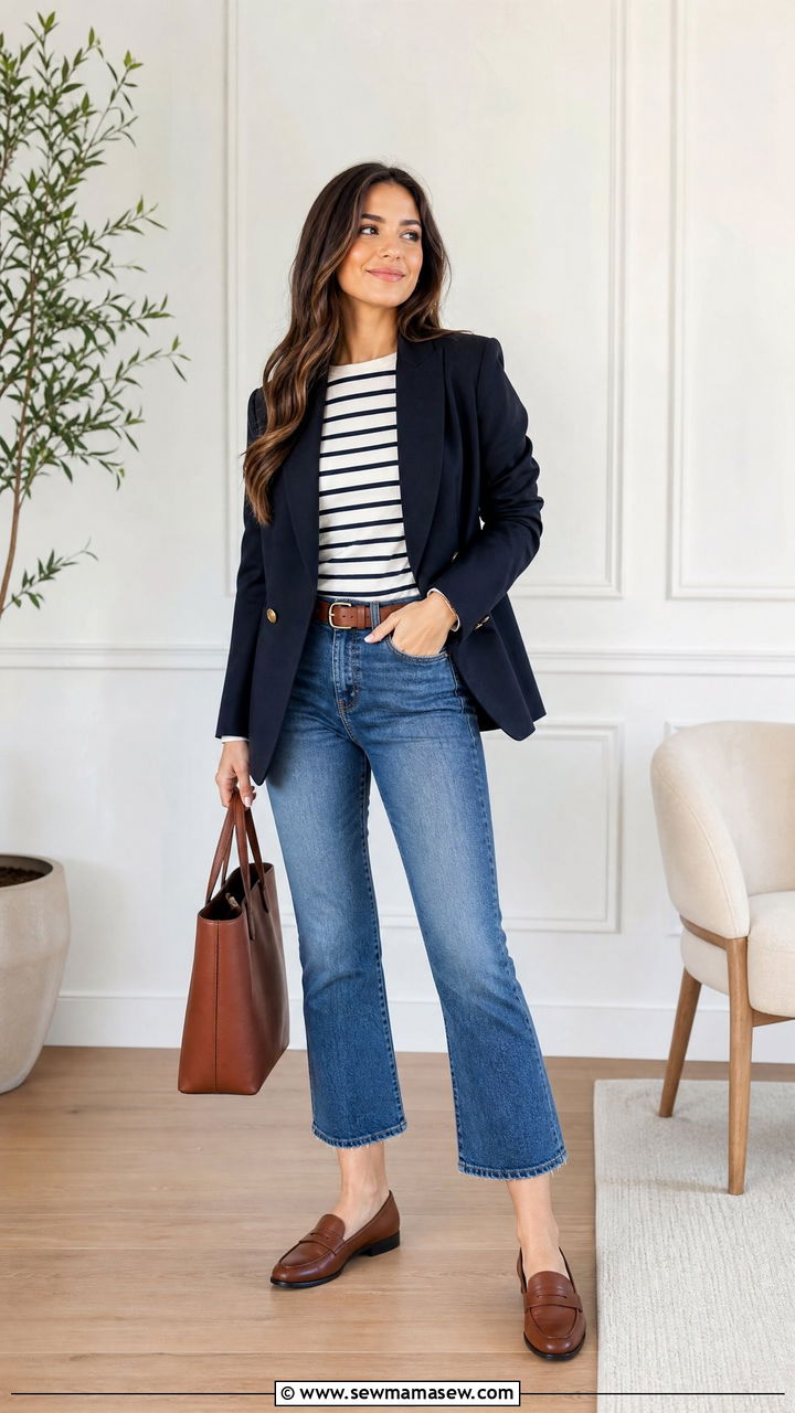 Bootcut Jeans With Loafers - 25 Petite jeans outfit ideas with flats
