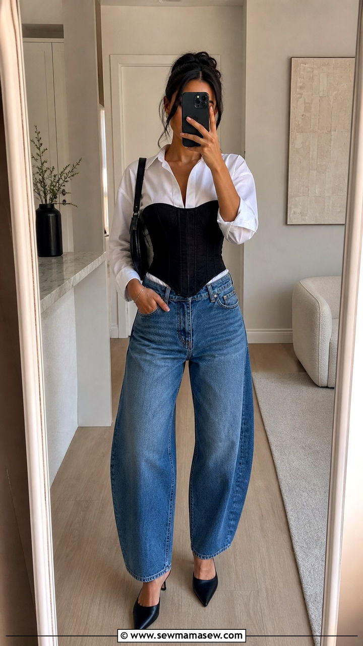 Boxy Knit and Tailored Trousers Outfit - 20 2026 outfits to copy