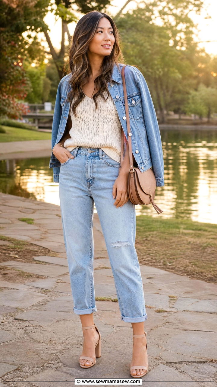Boyfriend Jeans With Ankle Strap Heels Outfit - 25 Boyfriend jeans outfit ideas with heels