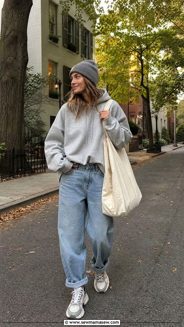 Boyfriend jeans with hoodie outfit - 25 How to style boyfriend jeans