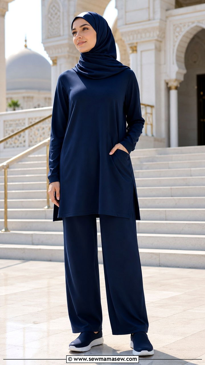 Breathable SportsStyle Modest Outfit for Umrah - 30 Modest outfit ideas for Umrah
