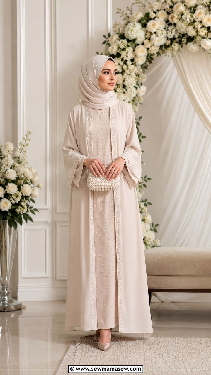 Bridal Abaya For Nikkah Ceremony - 20 Modest outfit ideas for Nikkah