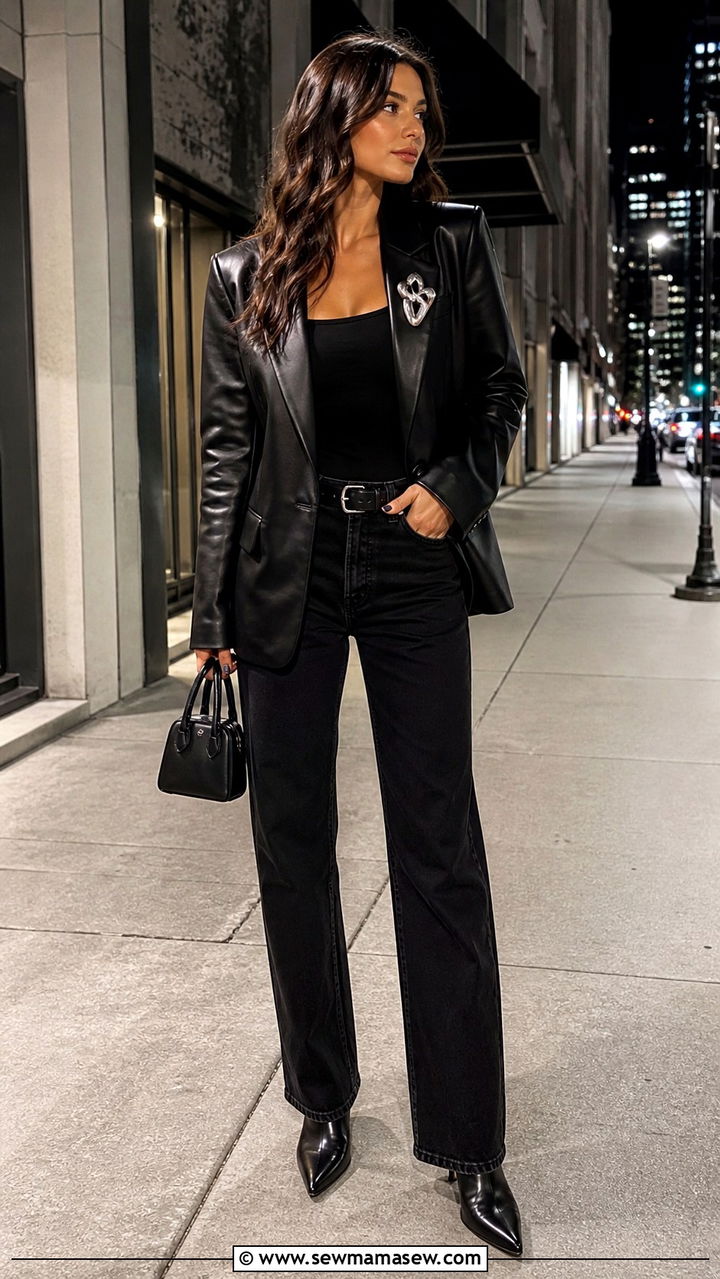 Brooch On Sweater Vest Over Collared Shirt - 20 Brooch outfit ideas 2026