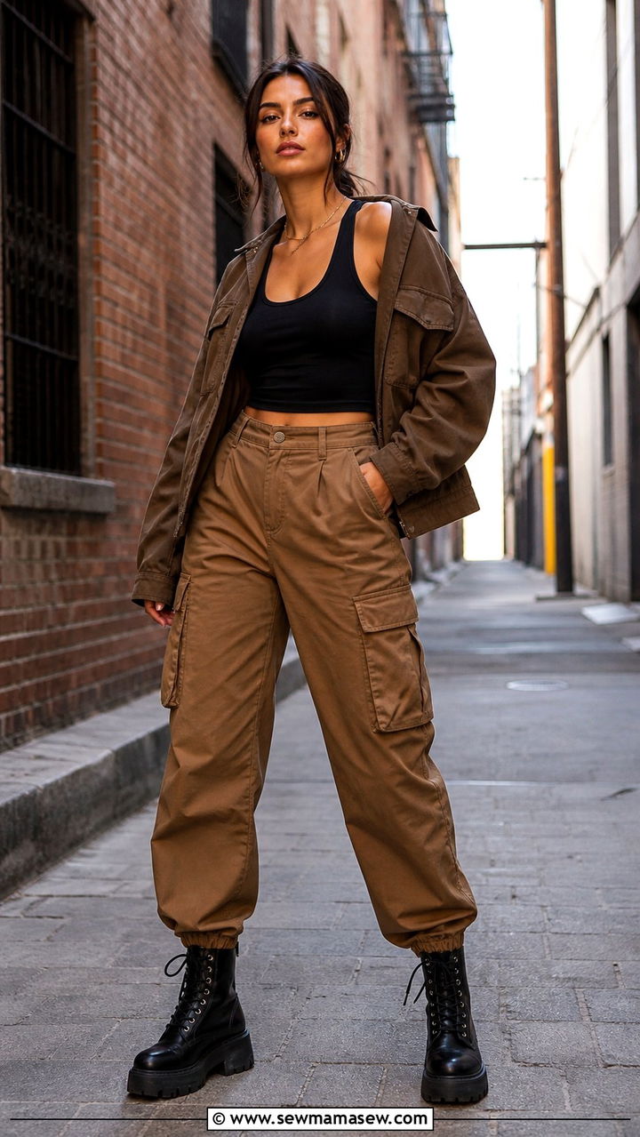 Brown Cargo Pants Outfit - 40 Brown outfit ideas