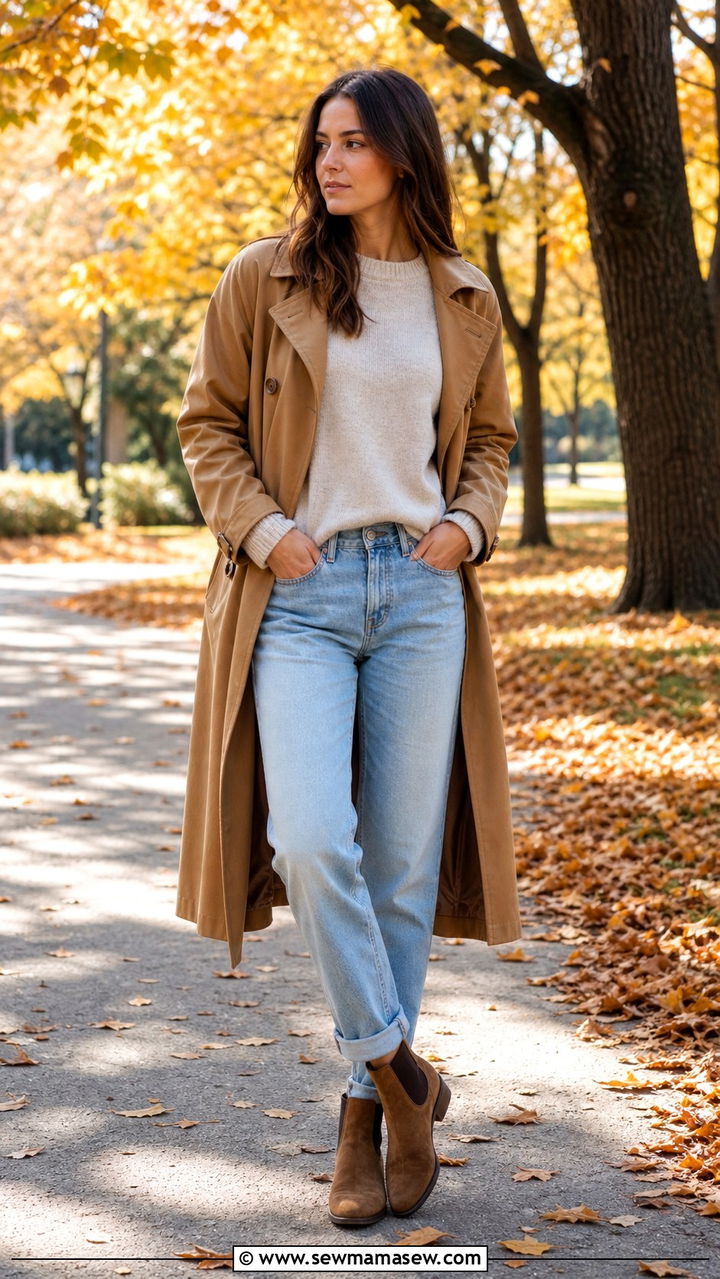 Brown suede Chelsea boots with light wash jeans - 40 Chelsea boots outfit ideas