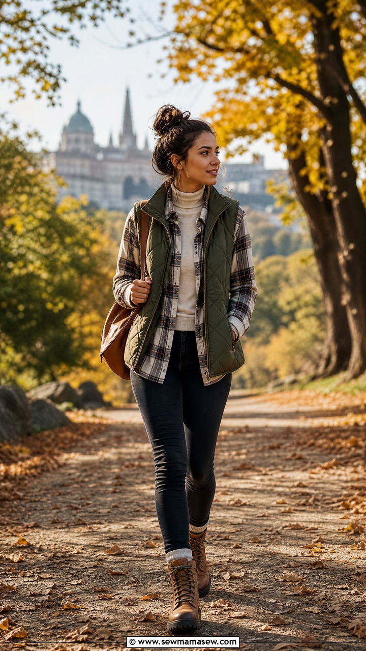 Budapest layered fall outfit women - 40 What to wear in Budapest