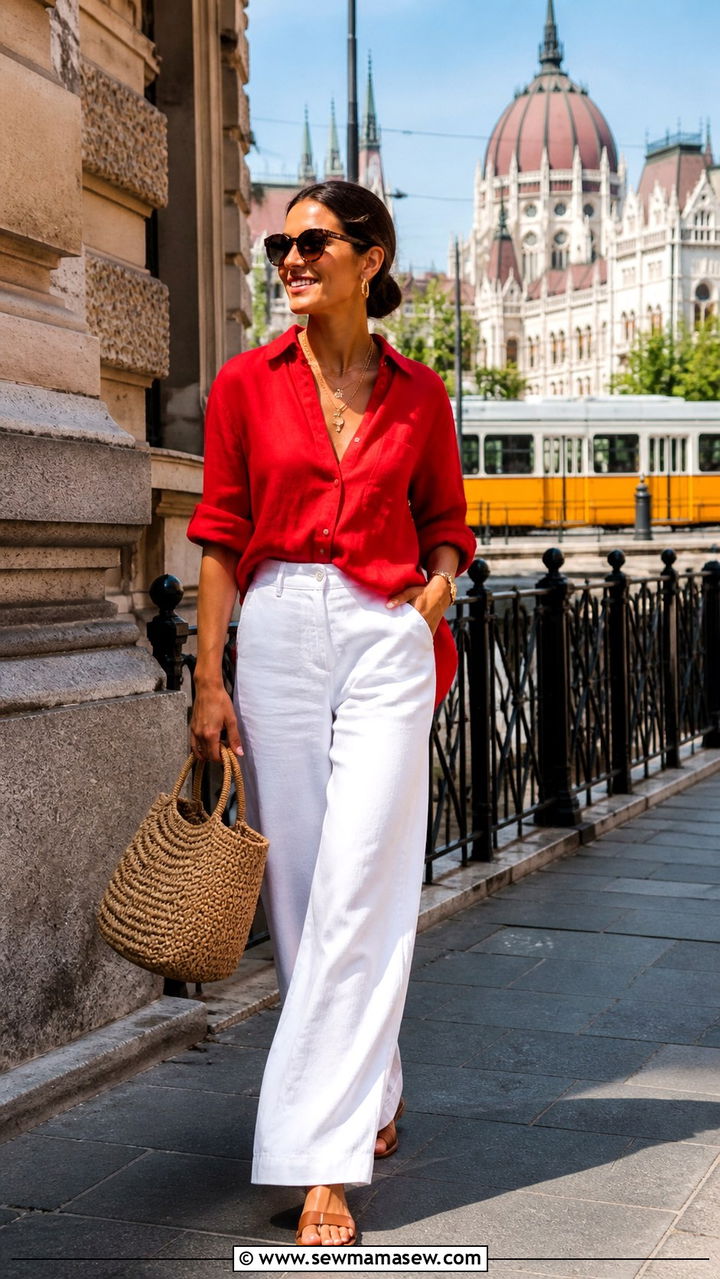 Budapest white sundress summer outfit - 40 What to wear in Budapest