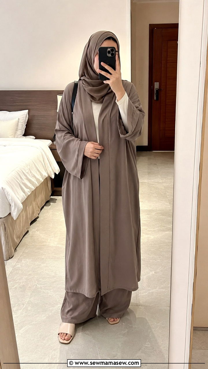 BudgetFriendly Basic Abaya for Umrah - 30 Modest outfit ideas for Umrah