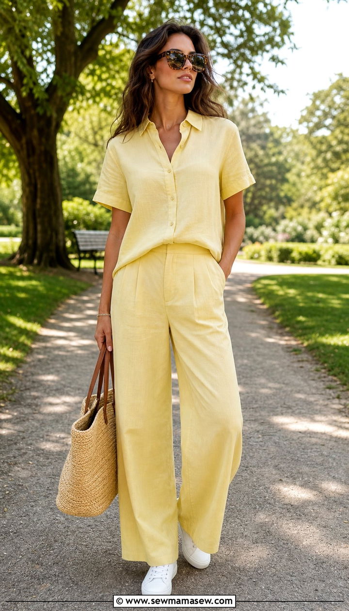 Butter Yellow Matching Set Outfit Spring 2026 - 25 spring summer 2026 outfits classy