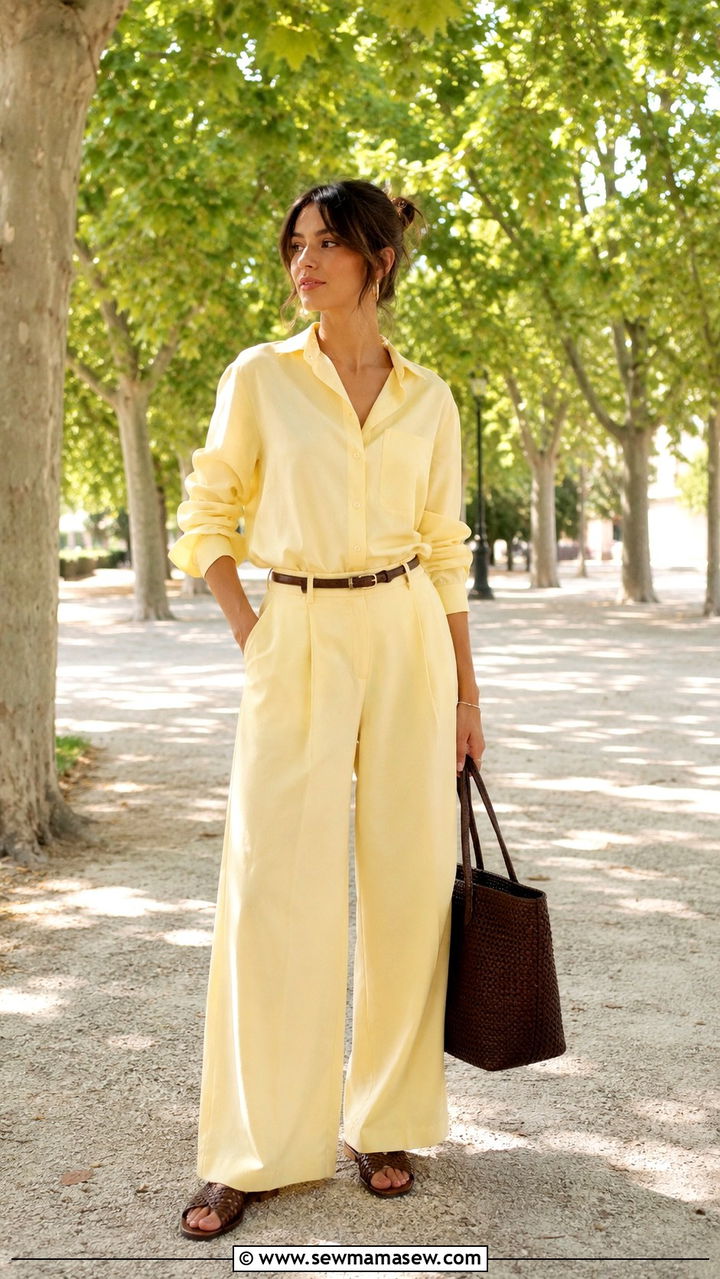 Butter Yellow Matching Set Outfit Spring 2026 - 20 Spring 2026 fashion trends women