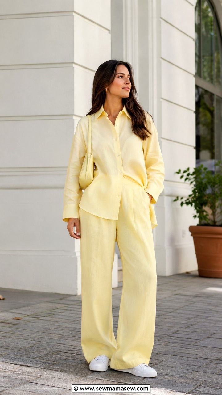 Butter Yellow Monochrome Matching Set - 30 Butter yellow outfit ideas