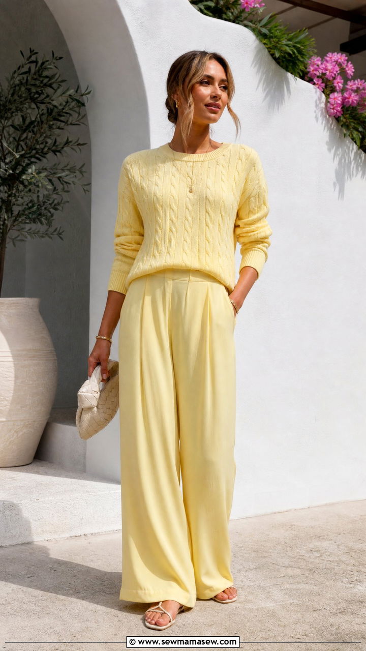 Butter Yellow Monochrome Outfit Head To Toe - 25 Butter yellow outfit ideas 2026
