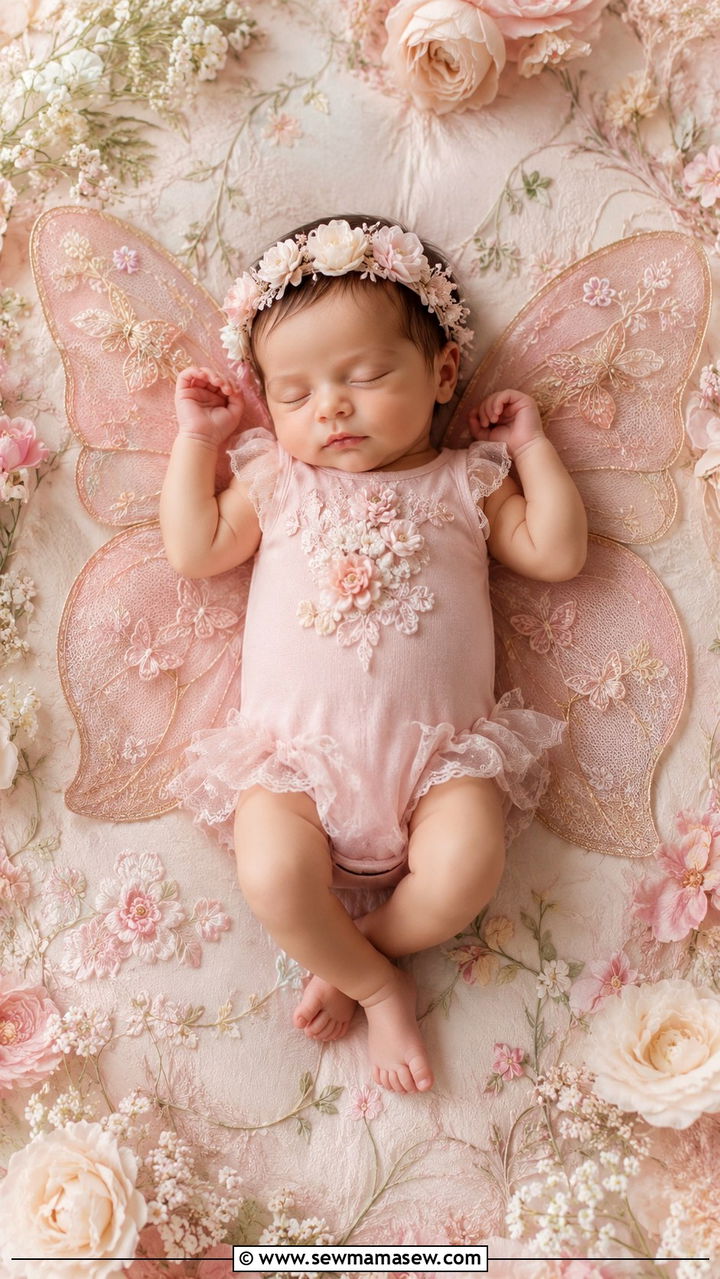 Butterfly theme newborn girl outfit - 25 Newborn photoshoot outfit ideas