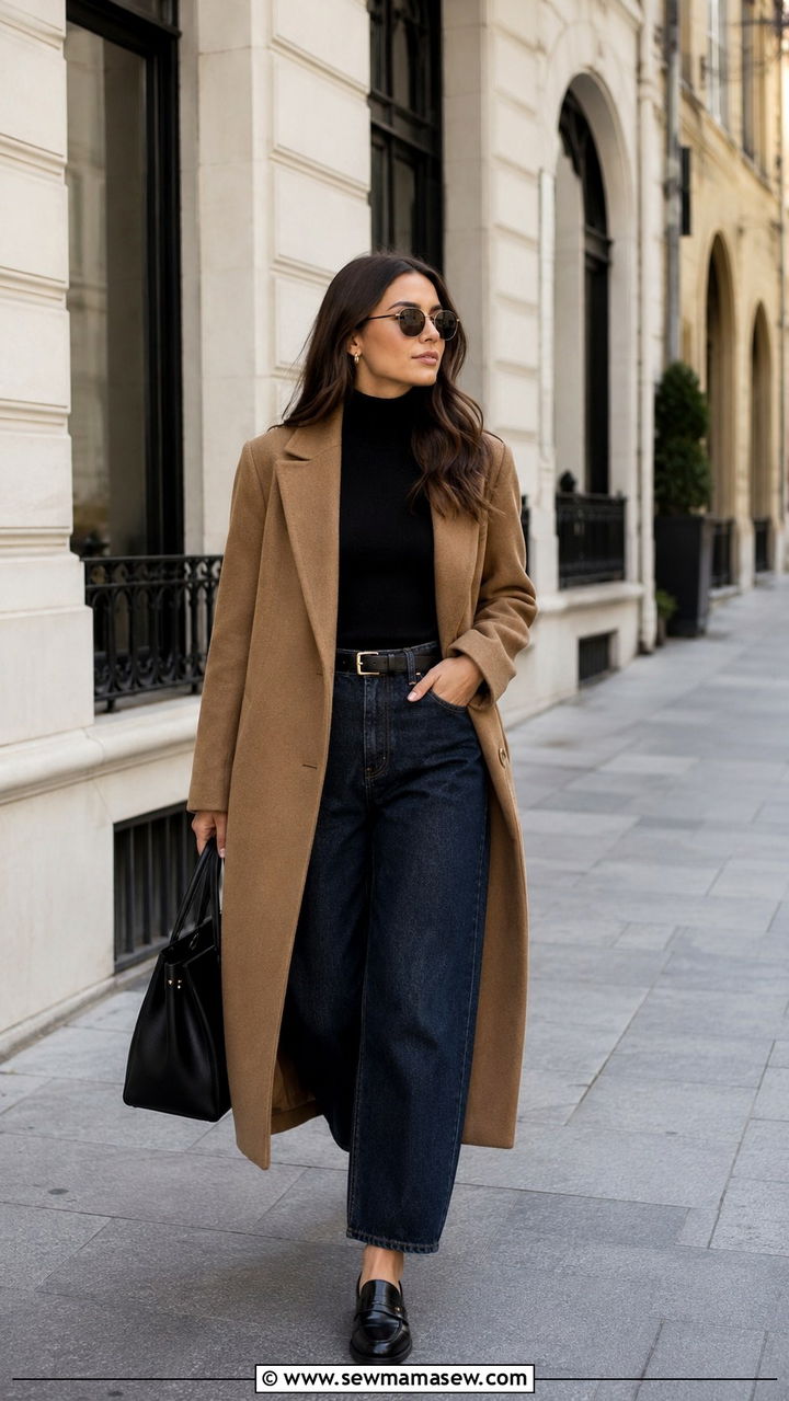 Button Down Shirt With Barrel Jeans And Penny Loafers - 25 Barrel jeans outfit ideas with loafers