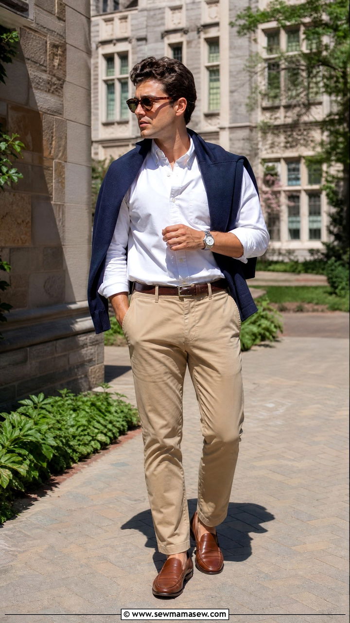 Button Down Shirt and Chinos Law Grad - 25 Law school graduation outfit ideas