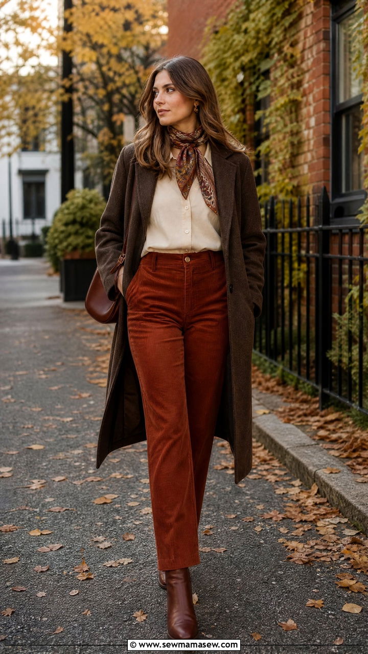 Button Down Shirt with Corduroy Pants - 35 How to style a button down shirt