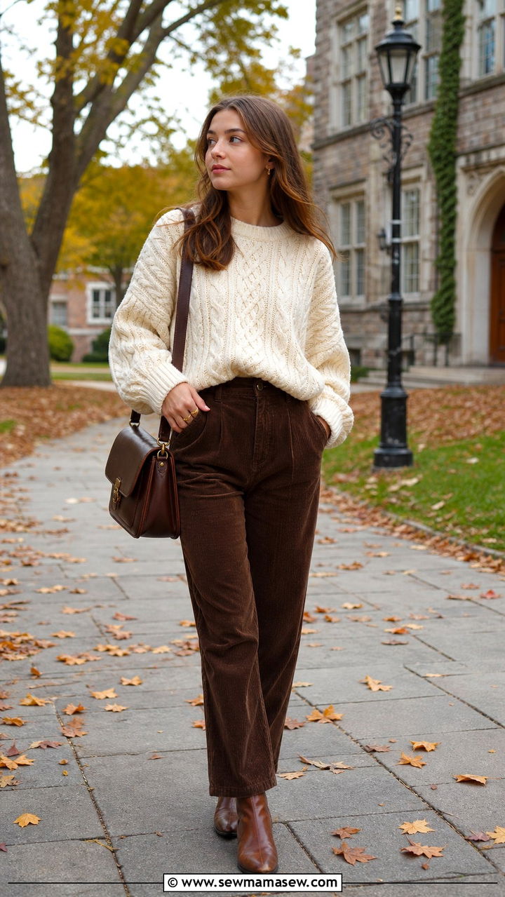 Cable Knit Sweater Old Money Outfit - 20 Old money outfit ideas for teens