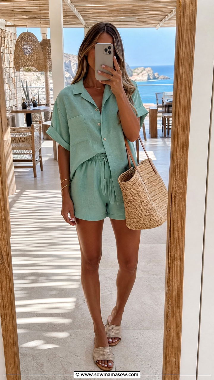 Cabo Outfit With Matching Two Piece Set - 25 Cabo outfit ideas