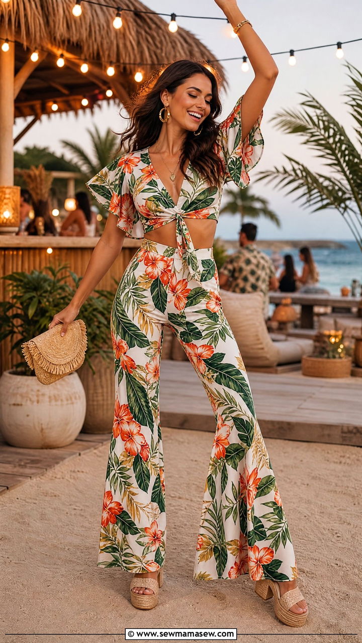 Cabo Outfit With Printed Co Ord Set - 25 Cabo outfit ideas