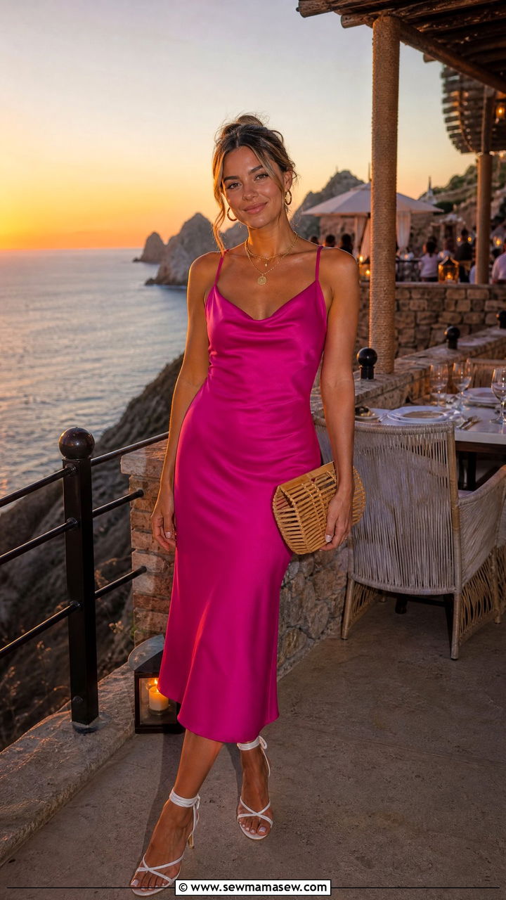 Cabo Sunset Dinner Dress - 25 Cabo vacation outfit ideas