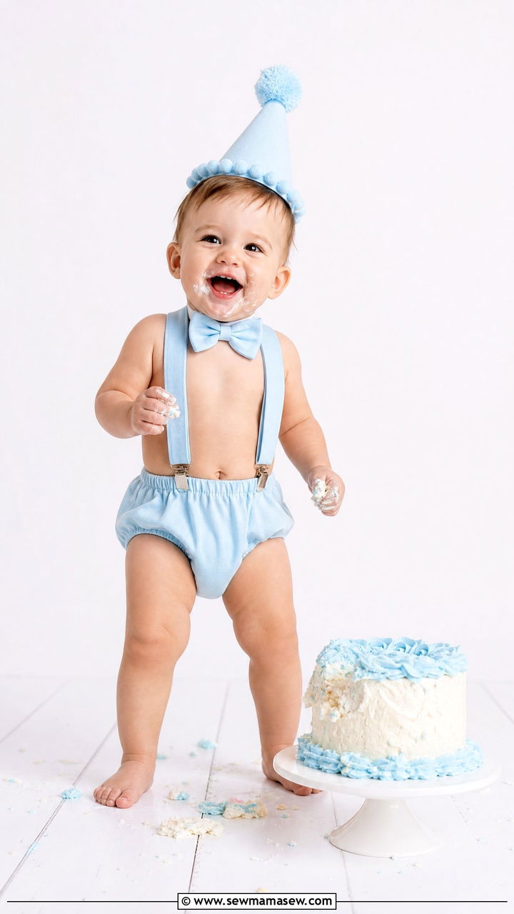 Cake Smash First Birthday Baby Boy Outfit - 30 Kids birthday outfit ideas