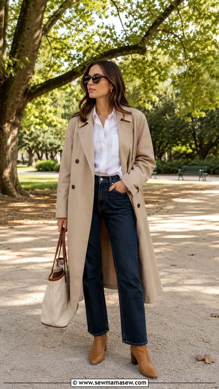 Camel Coat With Black Turtleneck And Tortoise Sunglasses - 25 Old money outfit ideas with tortoise sunglasses