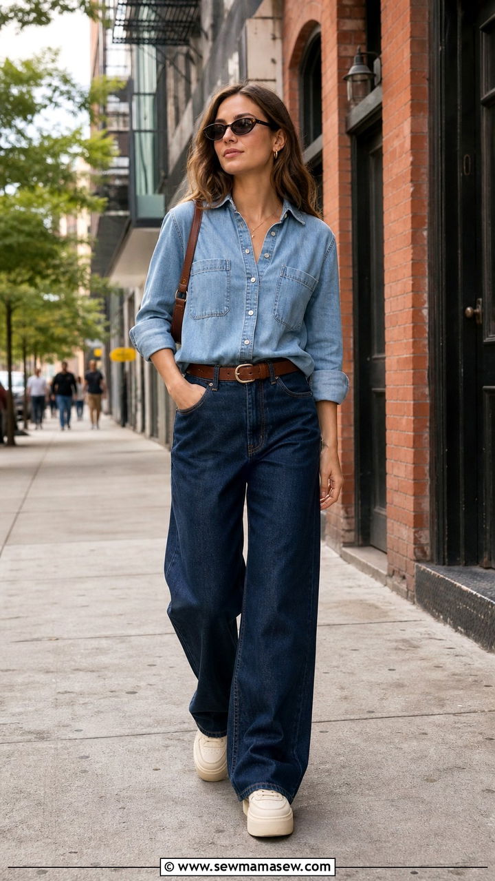 Camel Coat and Straight Leg Jeans Outfit NYC - 40 New York outfit ideas