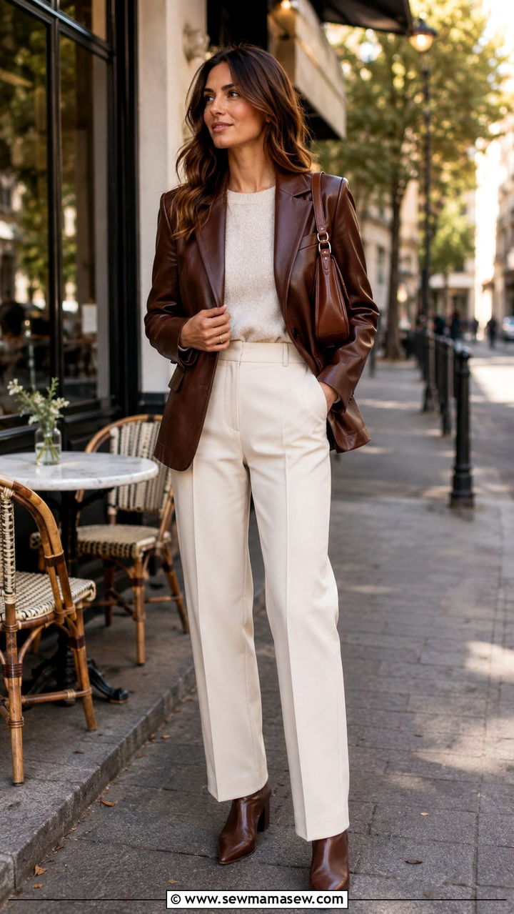 Camel coat and all black outfit - 30 quiet luxury outfits to copy