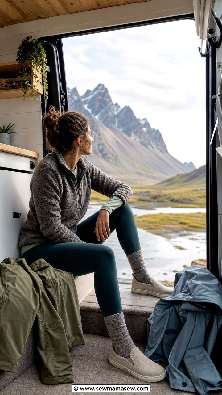 Campervan Ring Road Travel Day Outfit - 40 What to wear in Iceland